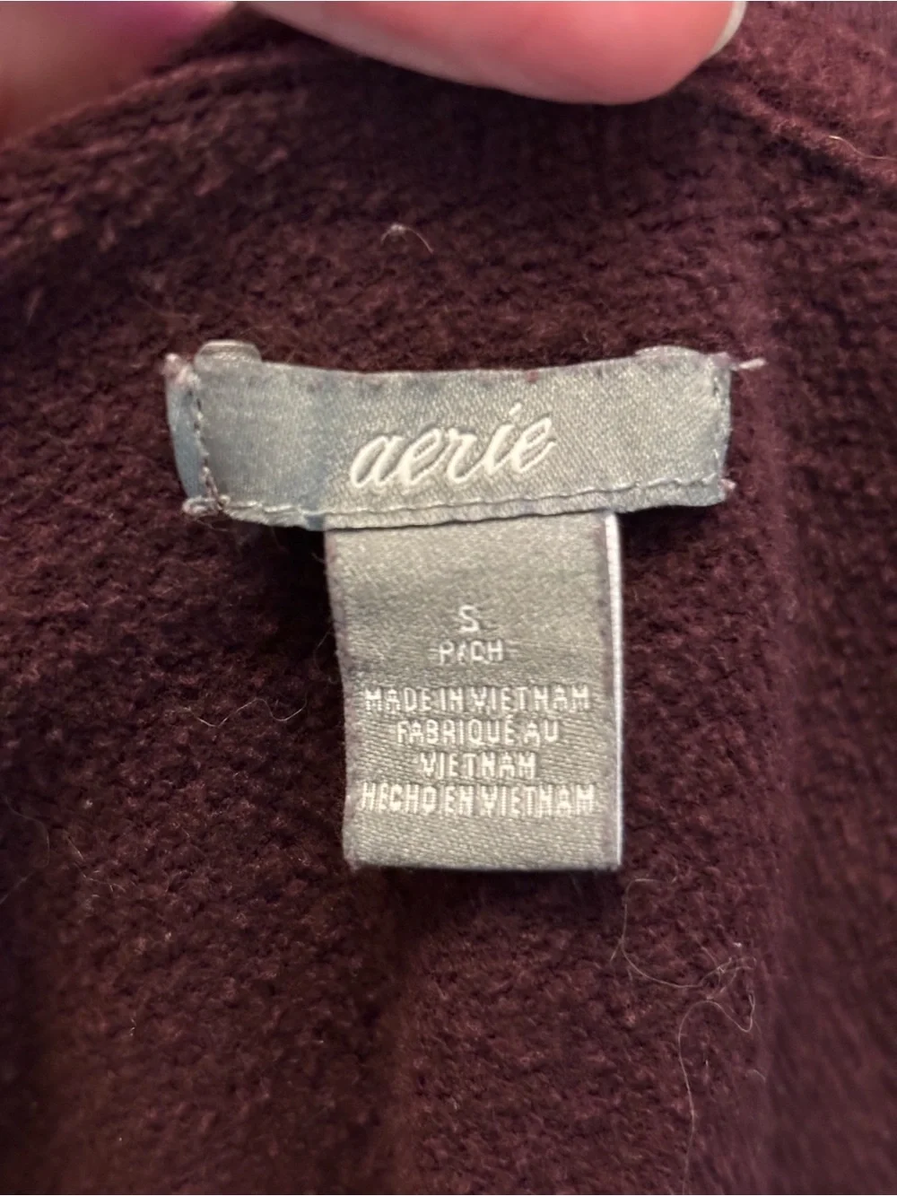 Vintage Aerie Long Tunic Zip Hoodie